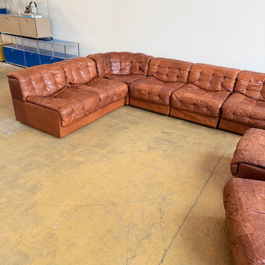 Rare! De Sede DS-11 Patchwork 8 Piece Modular Sofa