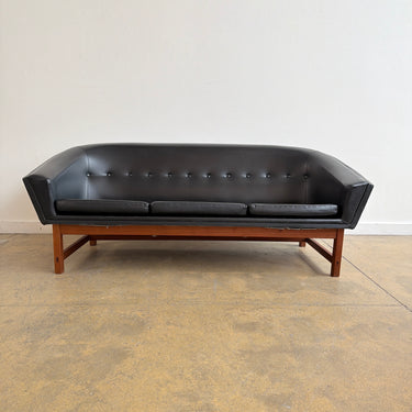 Danish Modern Lennart Bender “Corona” Leather Sofa for Ulferts