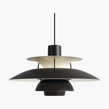 Louis Poulsen PH5 Pendant Lamp - Monochrome Black