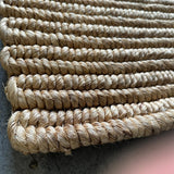 New! Serena and Lily Braided Abaca 9X12 Jute Rug