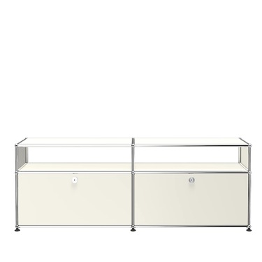 USM Haller Low Media Console - Pure White