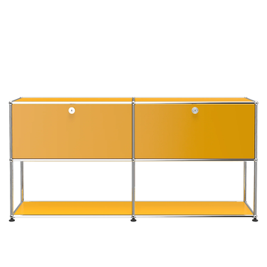 USM Haller 2X2 Credenza F2 - Golden Yellow