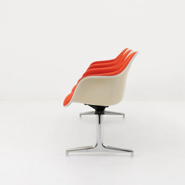 Rare! Eames Aluminum Tandem Armchair Bench by Vitra