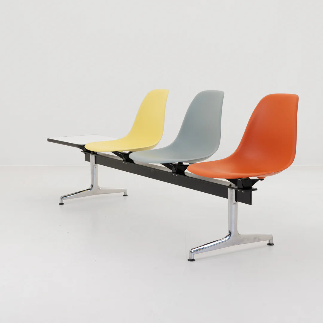 Rare! Eames Aluminum Tandem Bench by Vitra