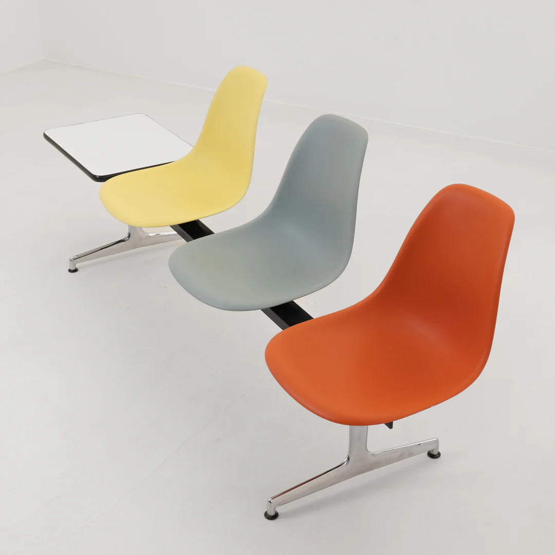 Rare! Eames Aluminum Tandem Bench by Vitra