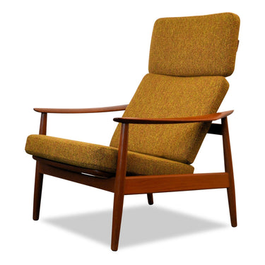 Danish Modern Arne Vodder FD-164 Teak Reclining lounge chair
