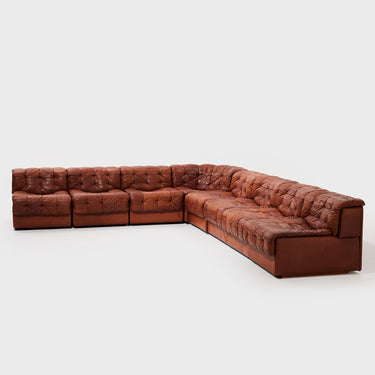 Rare! De Sede DS-11 Patchwork 8 Piece Modular Sofa