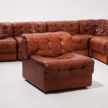 Rare! De Sede DS-11 Patchwork 8 Piece Modular Sofa