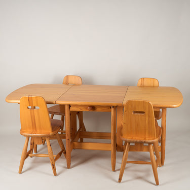 Eero Aarnio “Pirtti” Dining Set for Laukaan Puu