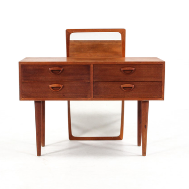 Danish Modern Kai Kristiansen for FM Møbler Entryway cabinet and mirror