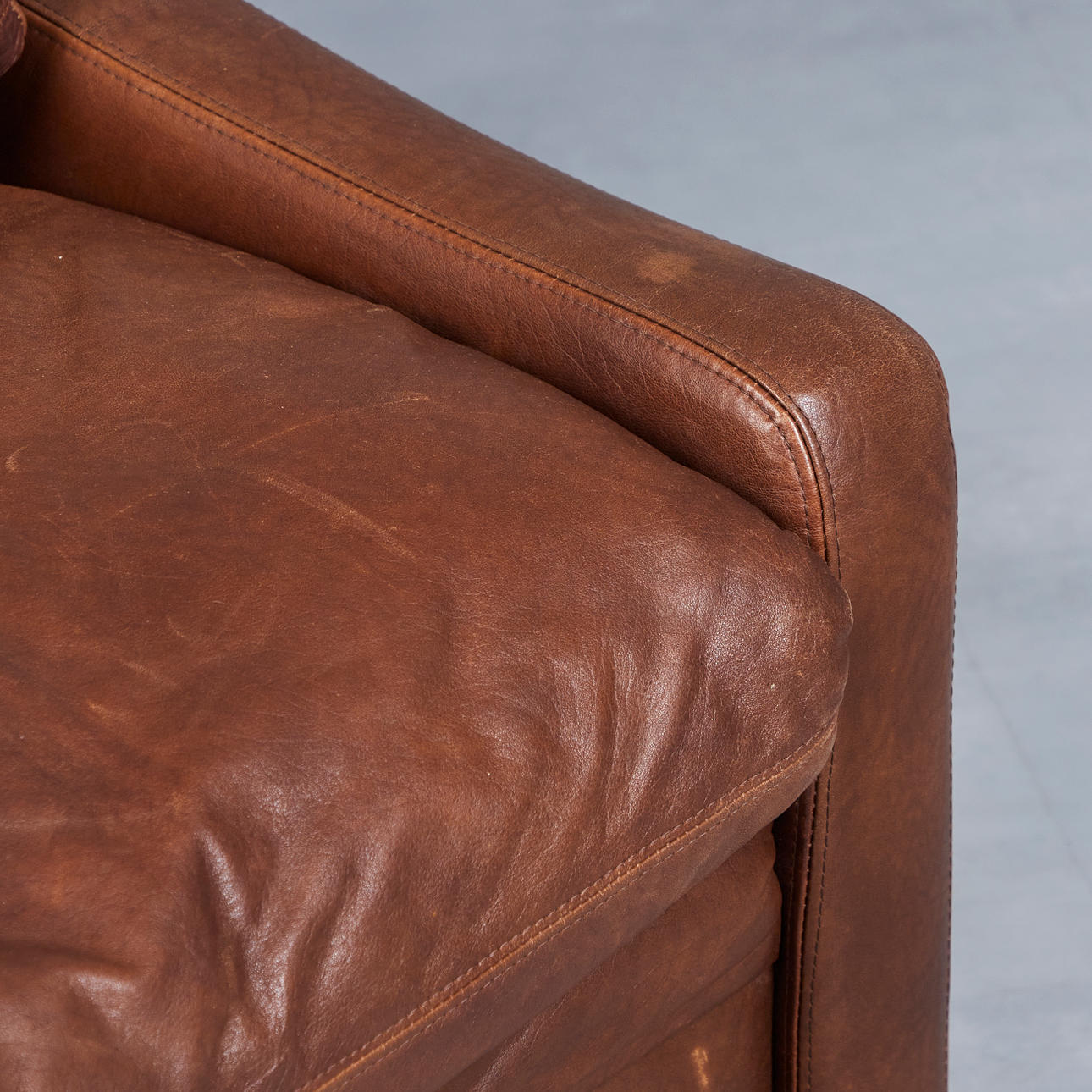 Vintage Oversize Leather Lounge chair
