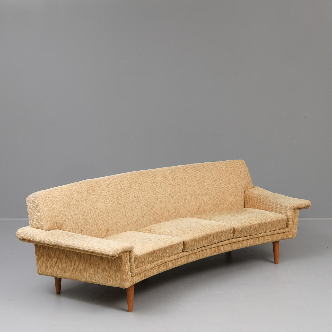 Danish Modern Johannes Andersen Curve Sofa & Armchair for Trensum