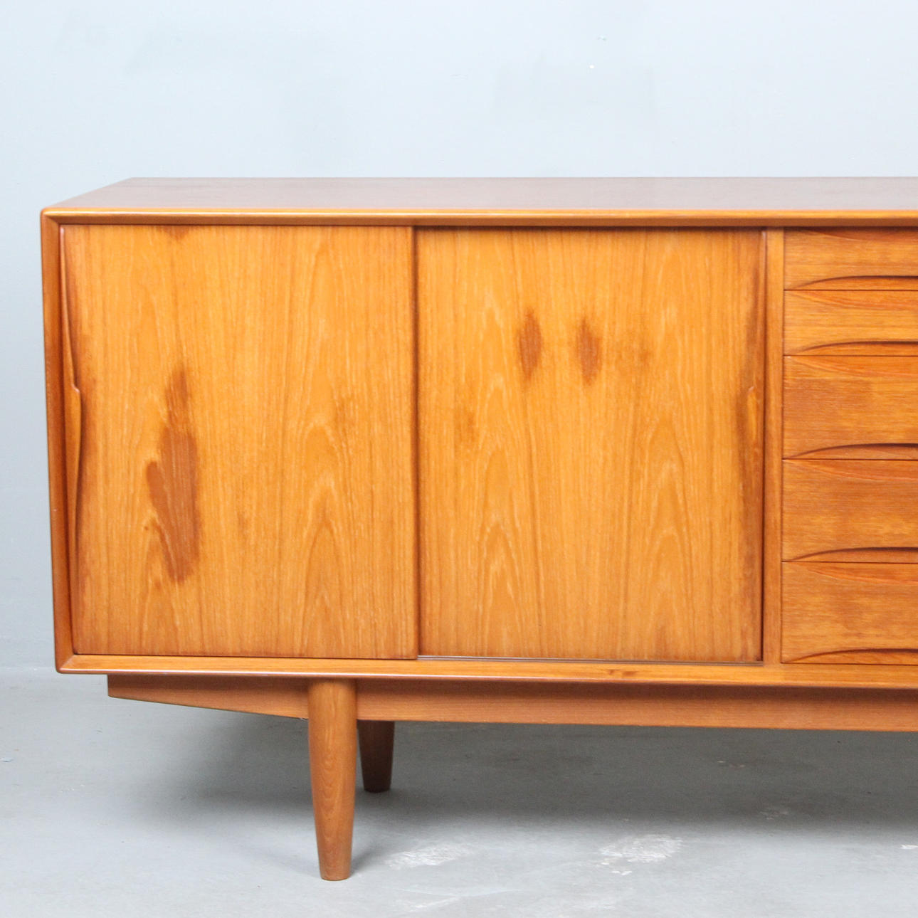 Danish Modern Arne Vodder Teak Credenza by Skovby Møbelfabrik