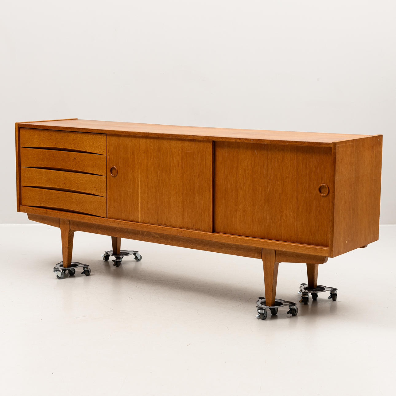 Danish Modern Erik Wortz "UVLO" Teakwood Credenza