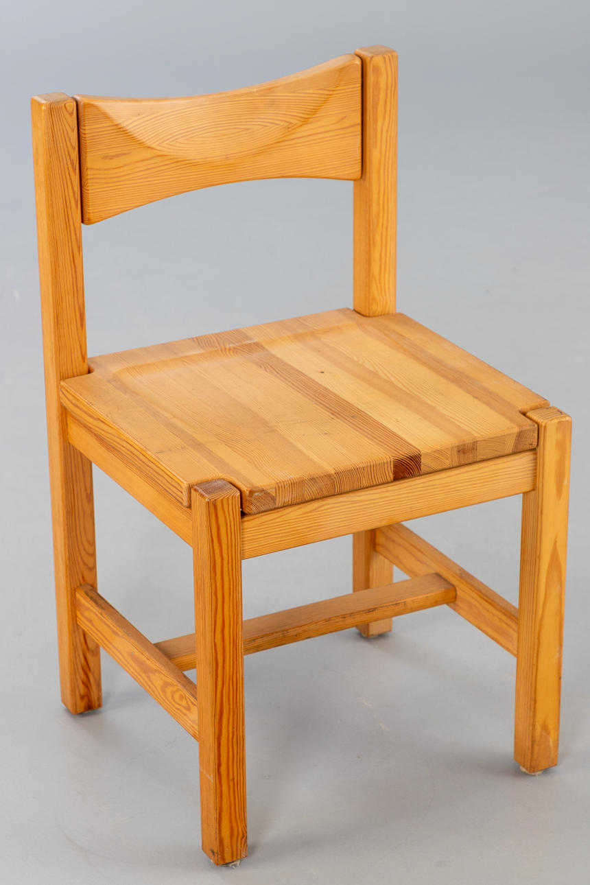 Vintage Ilmari Tapiovaara Solid Pinewood Dining Set by Laukaan Puu