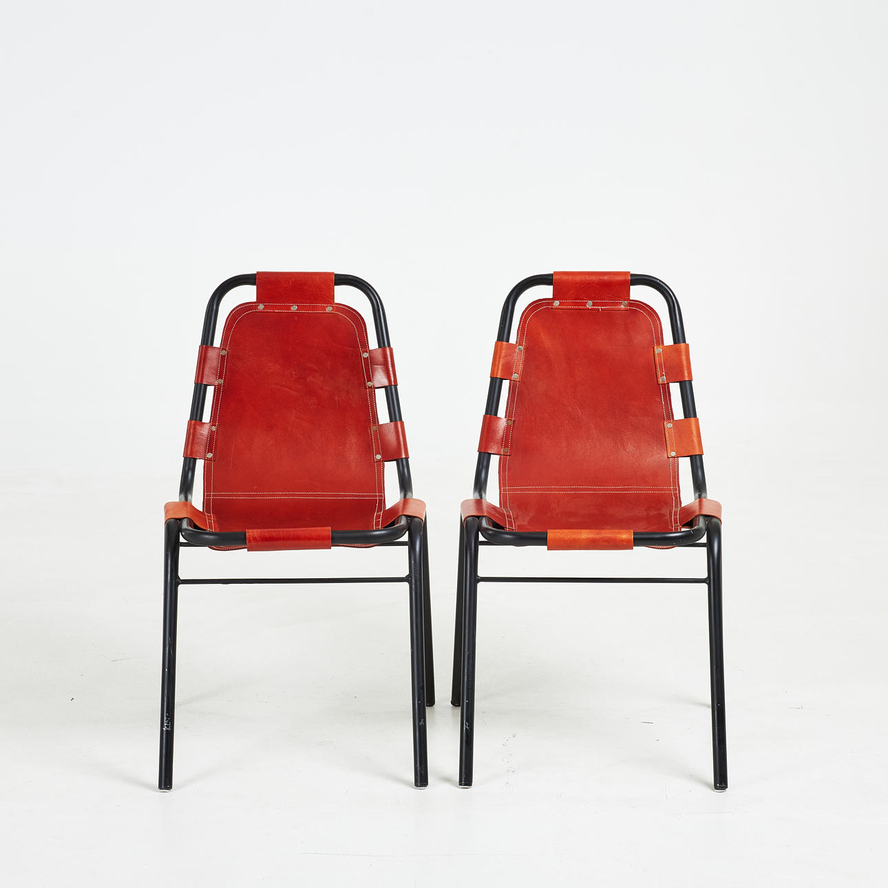 Vintage! Les Arcs set of 4 Chairs by Charlotte Perriand