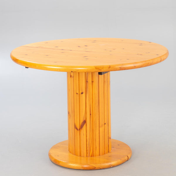 Vintage! Rainer Daumiller style Expandable dining table and 6 chairs 1970s