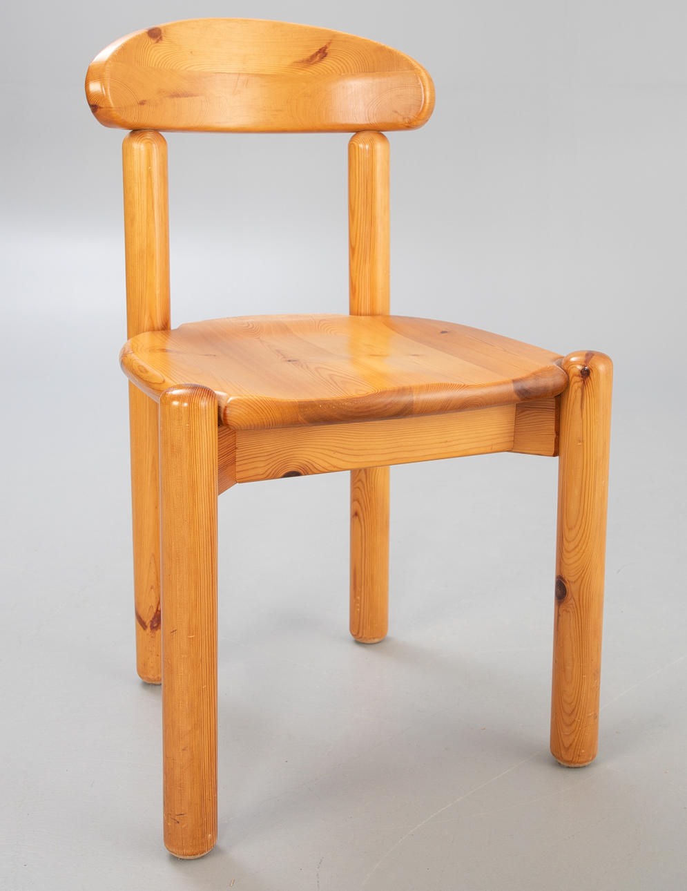 Vintage! Rainer Daumiller style Expandable dining table and 6 chairs 1970s