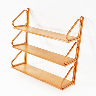 Rare! Vintage Artek Alvar Aalto "Model 112" 3 Wall shelf