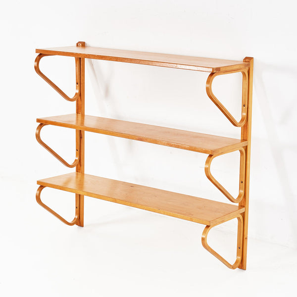 Rare! Vintage Artek Alvar Aalto "Model 112" 3 Wall shelf
