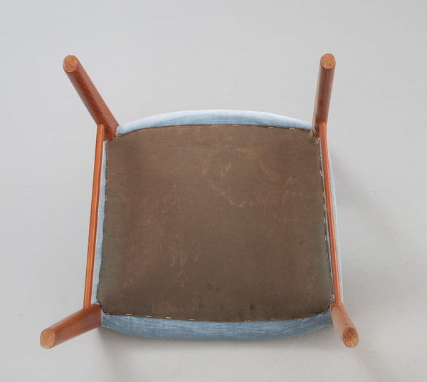 Danish Modern Arne Wahl set of 4 Teak chairs for Glyngøre