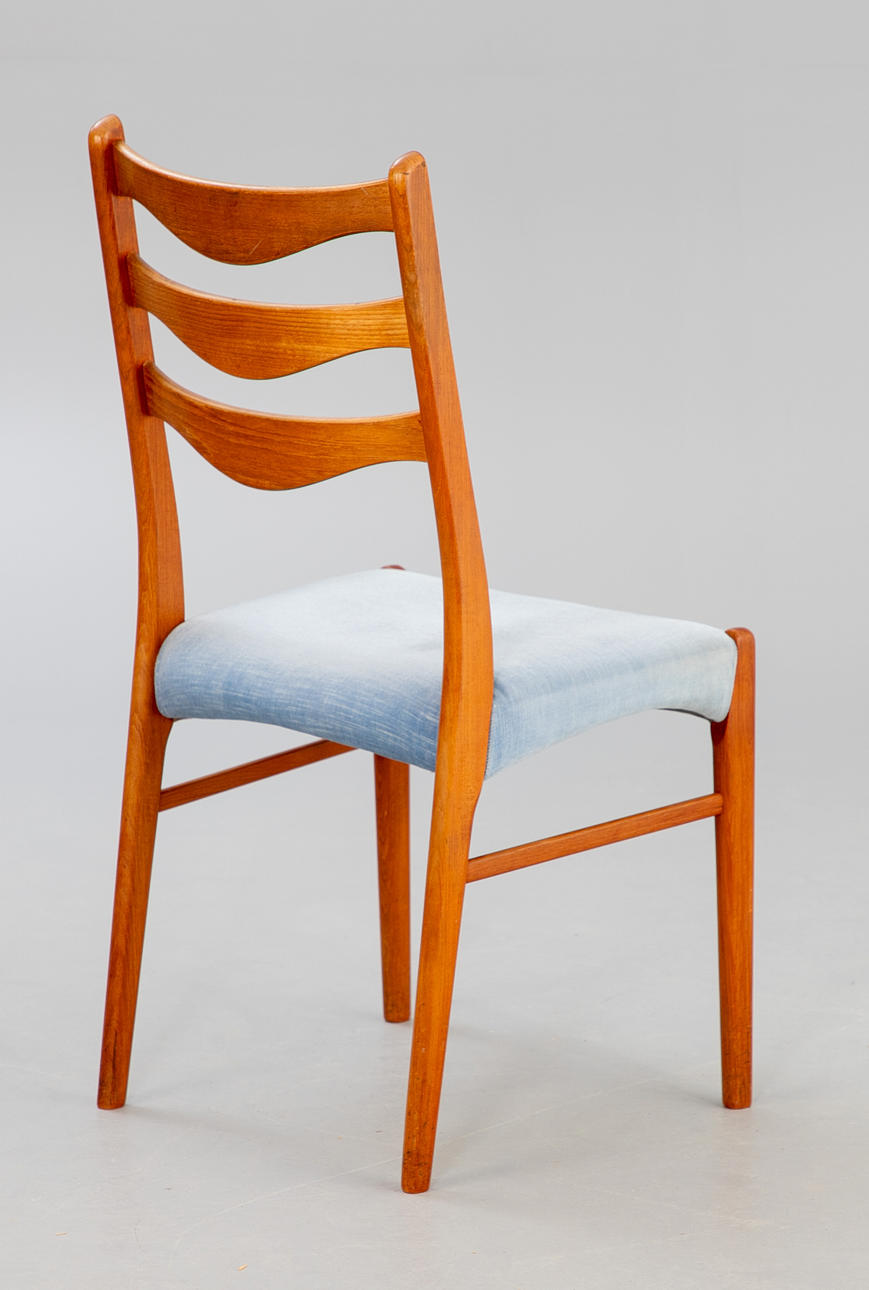 Danish Modern Arne Wahl set of 4 Teak chairs for Glyngøre