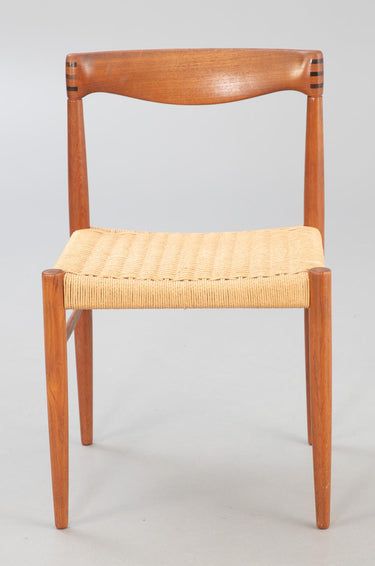 Danish Modern H.W. Klein Set of 4  for Bramin Paper Cord Dining Chairs, 1960s