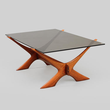 VIntage Swedish Fredrik Schriever-Abeln “Condor” Coffee Table for Örebro Glas