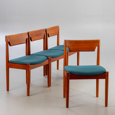Danish Modern Teak  Dining Chairs by Glostrup, 1960