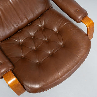 Vintage! Göte Möbler Lounge Chairs with Ottoman