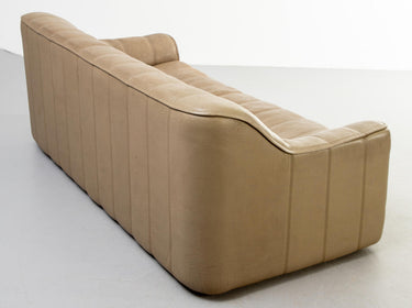 De Sede DS-44 Three-Seater in Buffalo “Neck” Leather