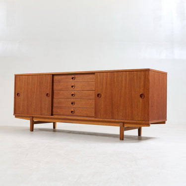 Swedish Yngve Ekstrom for Bjästa Snickerifabriks AB, “Ulvö” Teak Sideboard