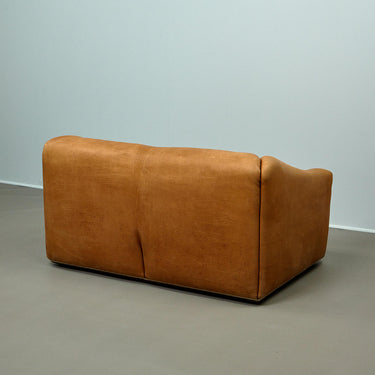 Desede DS47 Cognac Leather Loveseat Sofa