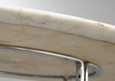 Vintage Horst Brüning Marble Round Dining Table for Kill International