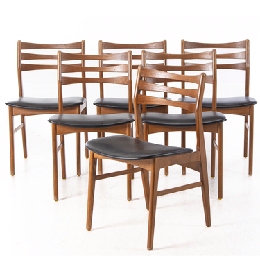 Danish Modern Set of 6 Skovby Dining Chairs