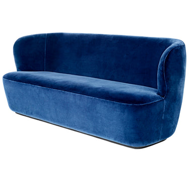 Danish Gubi Stay Green Velvet Sofa by Space Copenhagen - Blue