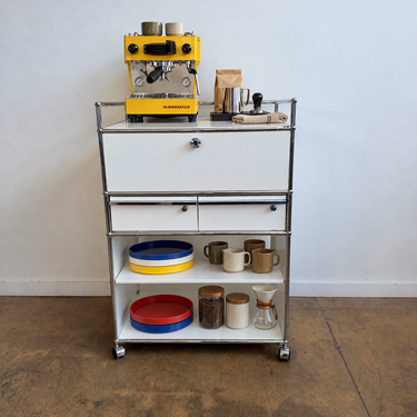 USM Haller 1X4 Coffee Station - Pure White