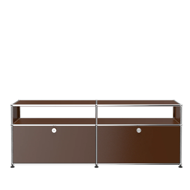 USM Haller Low Media Console - Brown