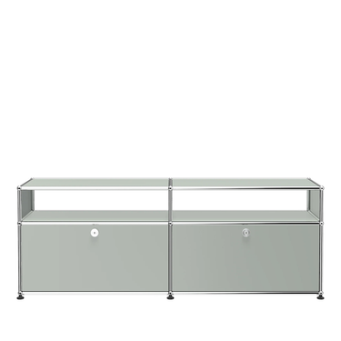 USM Haller Low Media Console - Light Gray