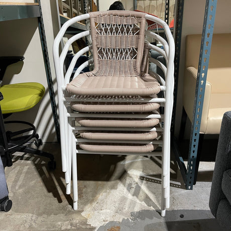 5 CB2 Rex Open Weave Chairs - enliven mart