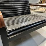 UHURU Design DK Lounge Chair with Leather, Walnut & Steel