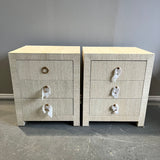 Serena & Lily Pair of Driftway 3-Drawer Nightstand