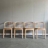 Brand new! Set of 4 Flow Chair by Tomoko Azumi for L. Ercolani
