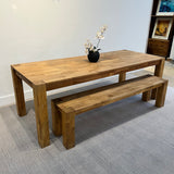Roost Modern Dining Table and Bench Set