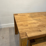 Roost Modern Dining Table and Bench Set