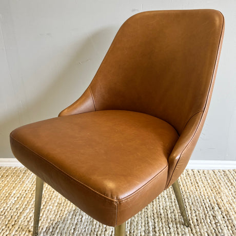 West Elm Leather Dining Chair