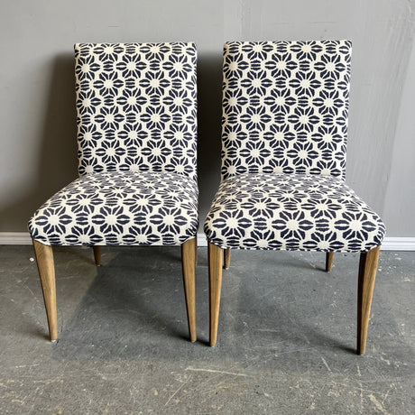 Anthropologie pair of dining chairs - enliven mart