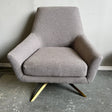 Article Mid Century style spin swivel chair - enliven mart