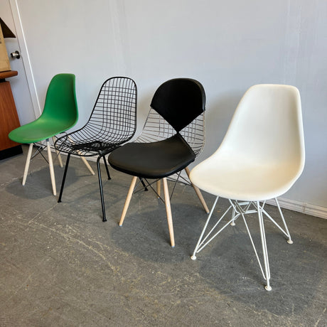 Authentic Herman Miller Eames Set of 4 Assorted dining chairs - enliven mart