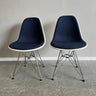 Authentic Herman Miller Eames Upholstered Molded Plastic Side Chair (Retail $1600+) - enliven mart